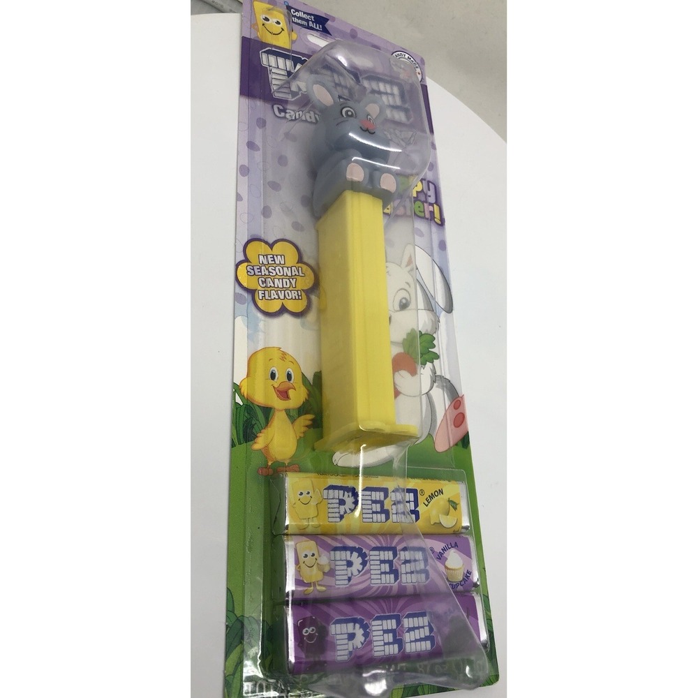 Exclusive Limited Easter PEZ dispenser: Cool Bunny Happy Easter Sealed On Card